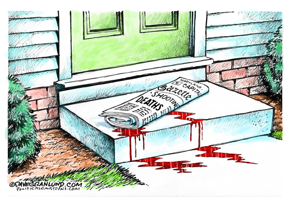  NEWSPAPER SHOOTING IN MD by Dave Granlund