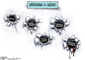 NEWSPAPER SHOOTING by Nate Beeler