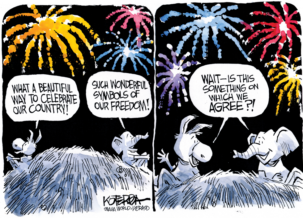  FOURTH OF JULY by Jeff Koterba