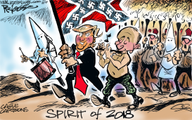 SPIRIT OF 2018 by Milt Priggee