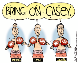 LOCAL PA CASEY AND THE ABORTION ISSUE by John Cole