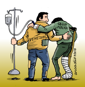 LA SALUD PúBLICA QUEBRADA by Arcadio Esquivel