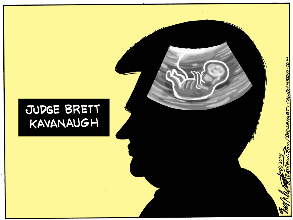  BRETT KAVANAUGH by Bob Englehart