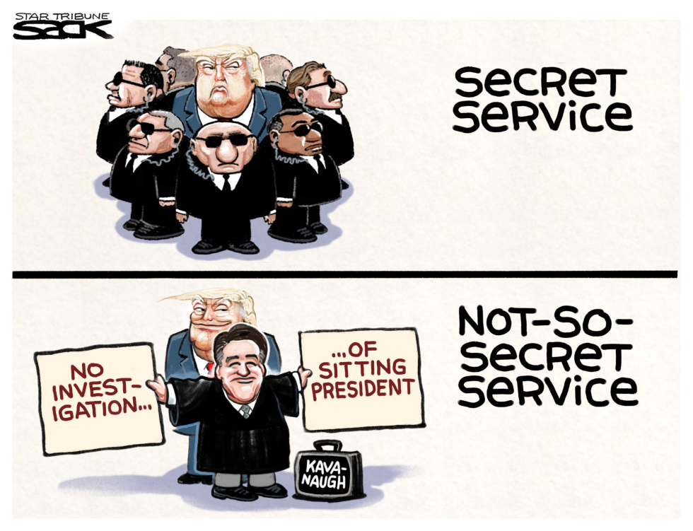  TRUMP PROTECTOR by Steve Sack