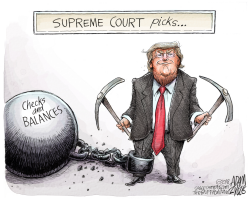 KAVANAUGH AND GORSUCH by Adam Zyglis