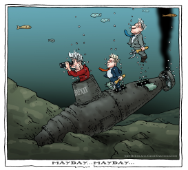 BRITAIN BREXIT MAYDAY MAYDAY by Joep Bertrams