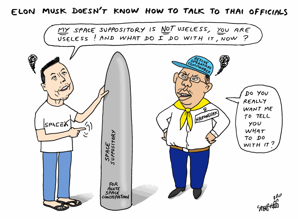  ELON MUSK IN THAILAND by Stephane Peray