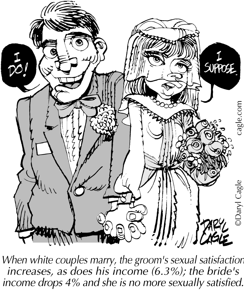  TRUE MARRIAGE SEXUAL SATISFACTION by Daryl Cagle