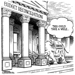 HOUSE REPUBLICANS DIVIDED ON BUDGET by RJ Matson