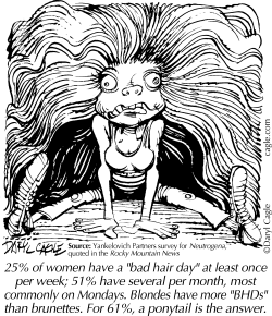 TRUE - BAD HAIR DAYS by Daryl Cagle