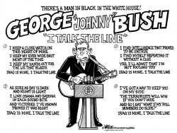 GEORGE BUSH SINGS JOHNNY CASH by RJ Matson