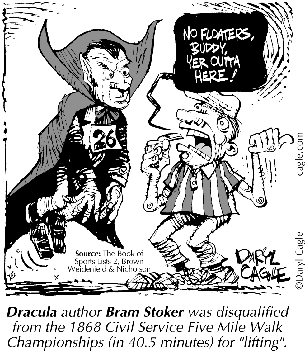  TRUE BAM STOKER DRACULA RACE by Daryl Cagle