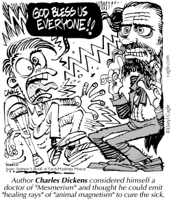 TRUE CHARLES DICKENS ANIMAL MAGNETISM by Daryl Cagle