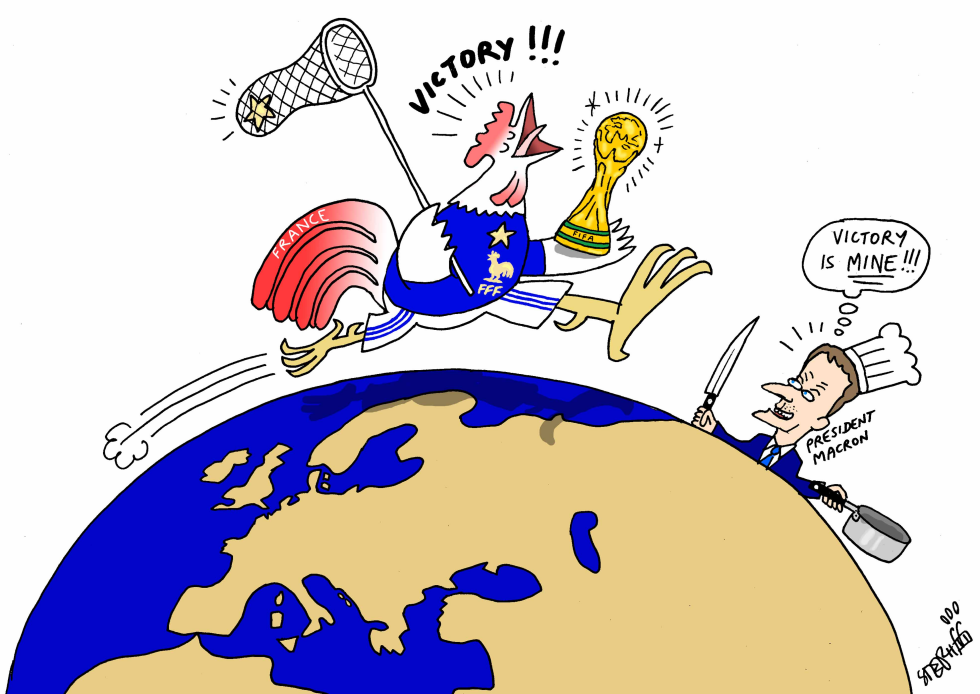  FRANCE WINS FIFA WORLD CUP by Stephane Peray