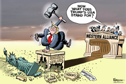 TRUMP AND WESTERN ALLIACE by Paresh Nath