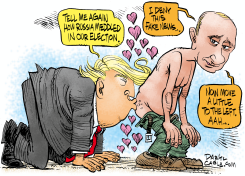 HELSINKI SUMMIT - TRUMP AND PUTIN by Daryl Cagle