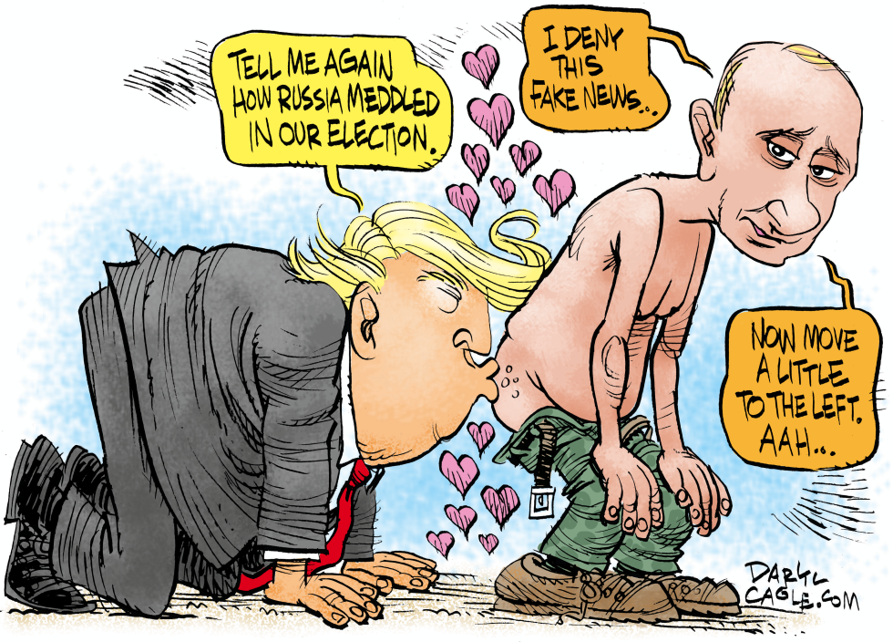  HELSINKI SUMMIT - TRUMP AND PUTIN by Daryl Cagle