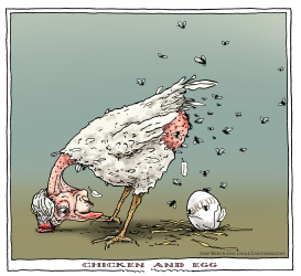 CHICKEN AND EGG by Joep Bertrams