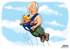 BABY TRUMP BALLOON by RJ Matson