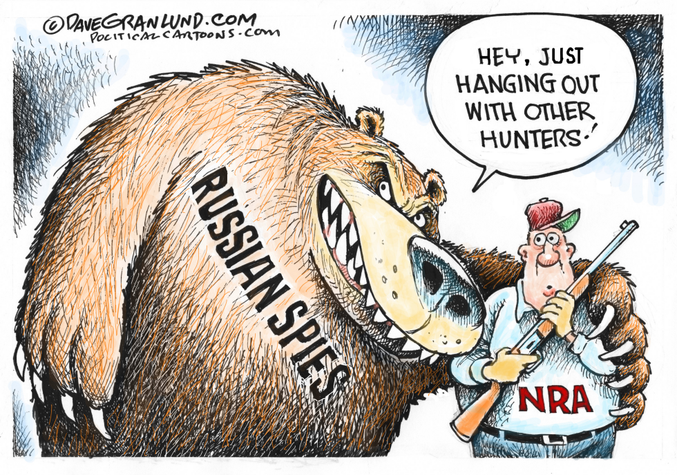  NRA AND RUSSIAN AGENTS by Dave Granlund