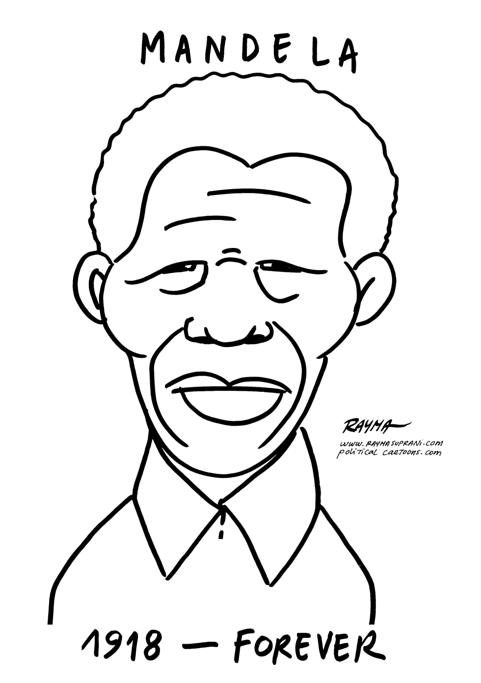  NELSON MANDELA by Rayma Suprani