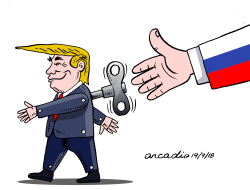 TRUMP ROPE DOLL by Arcadio Esquivel