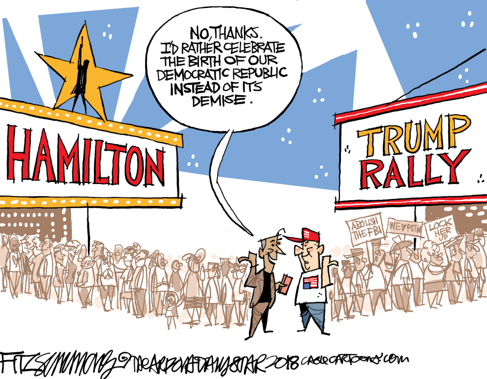  HAMILTON by David Fitzsimmons