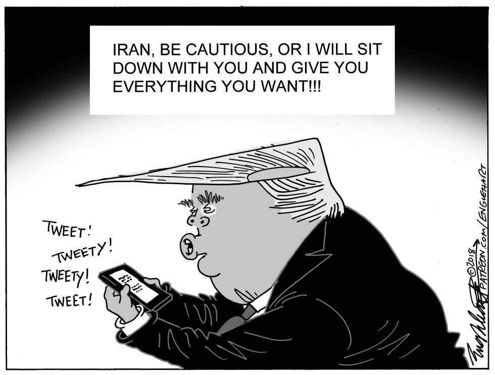  TRUMP IRAN by Bob Englehart