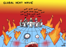 GLOBAL HEAT WAVE by Stephane Peray