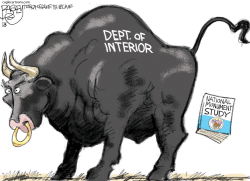 MONUMENTAL BULL by Pat Bagley