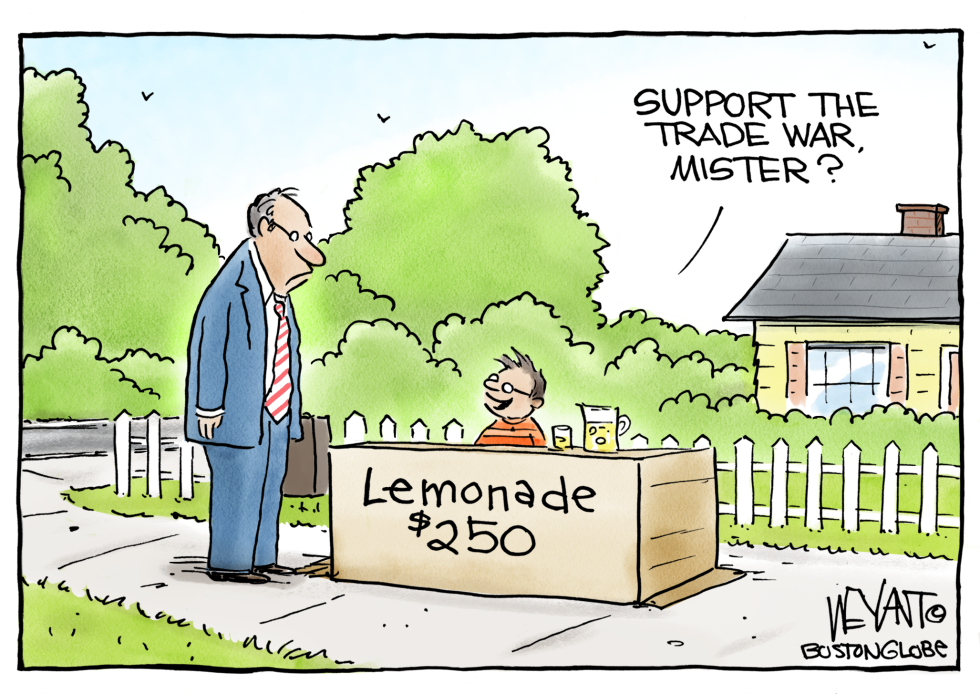  TRADE WAR LEMONADE by Christopher Weyant