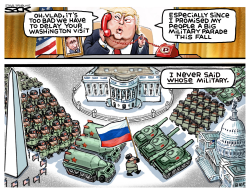 PUTIN PARADE by Steve Sack