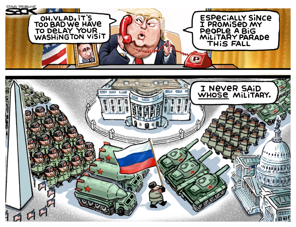  PUTIN PARADE by Steve Sack