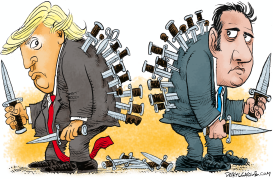 TRUMP VS COHEN by Daryl Cagle