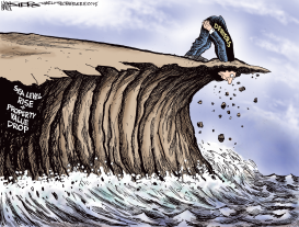 STUDY RISING SEAS ERODE PROPERTY VALUES by Kevin Siers