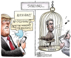 TRUMP TRIGGERED by Adam Zyglis