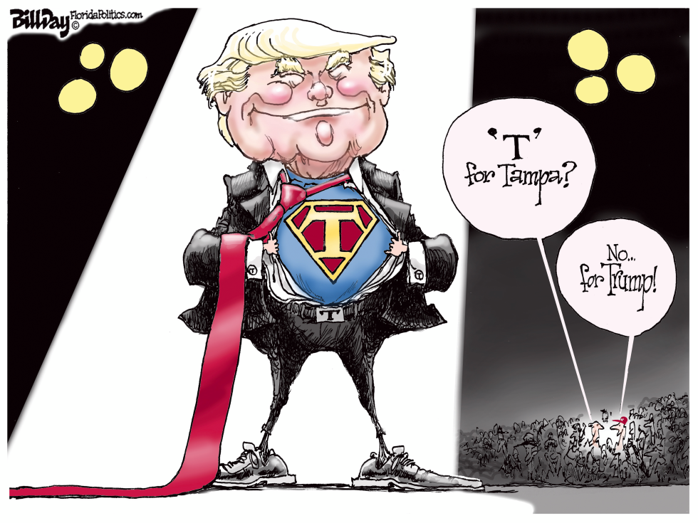  TRUMP IN TAMPA by Bill Day