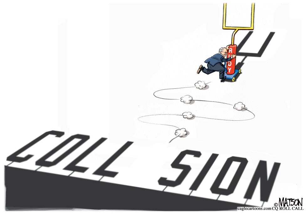  GIULIANI MOVES COLLUSION GOAL POSTS by RJ Matson