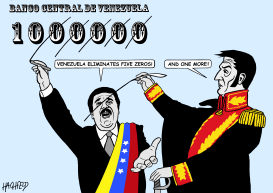 MADURO MEETS BOLIVAR by Rainer Hachfeld