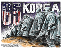 KOREAN WAR 65TH by Dave Granlund