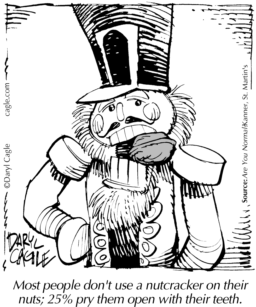  TRUE - NUTCRACKER by Daryl Cagle