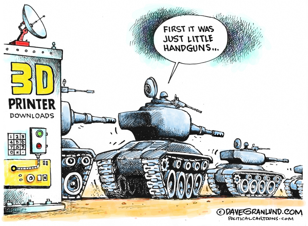  3D PRINTED WEAPONS by Dave Granlund