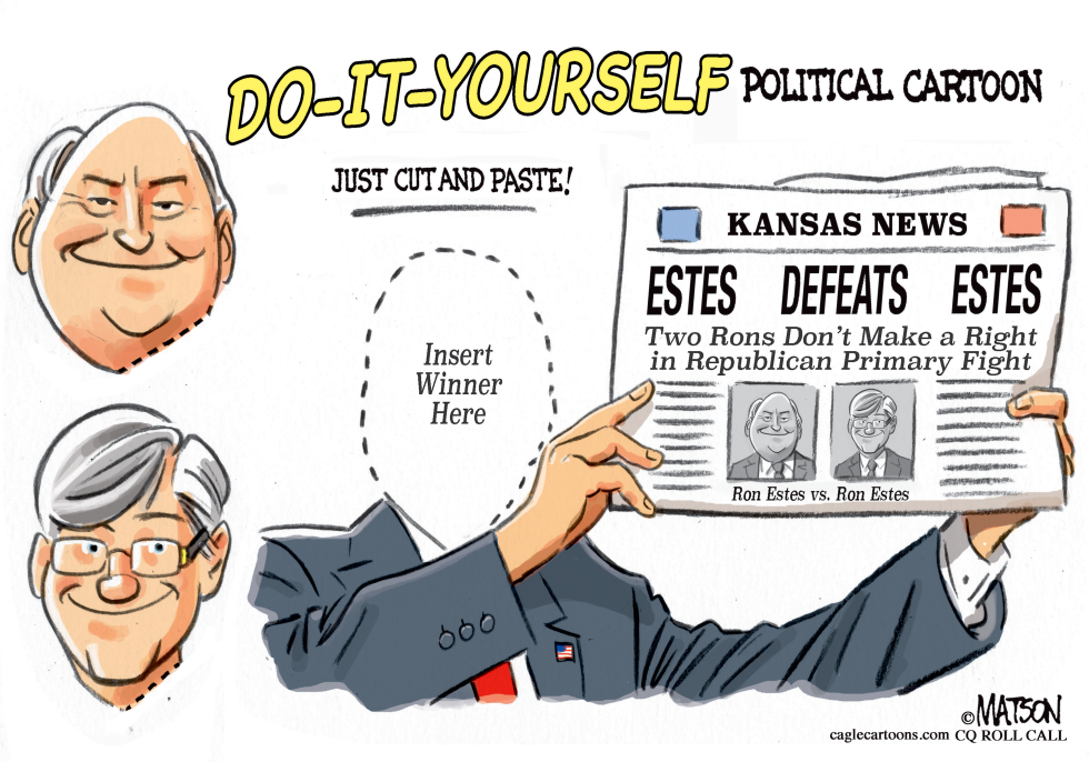  RON ESTES DEFEATS RON ESTES IN KANSAS REPUBLICAN PRIMARY by RJ Matson