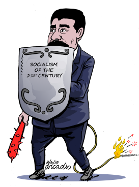 MADURO AND HIS MAGNICIDE by Arcadio Esquivel