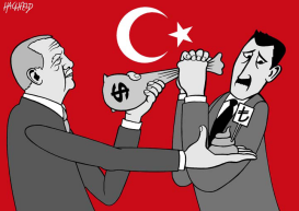 MONEY CHANGER ERDOGAN by Rainer Hachfeld