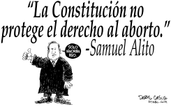 ALITO Y EL ABORTO by Daryl Cagle