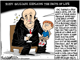 RUDY GIULIANI by Bob Englehart