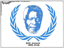 KOFI ANNAN by Bob Englehart