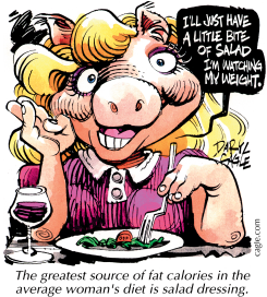 TRUE - PIG SALAD by Daryl Cagle