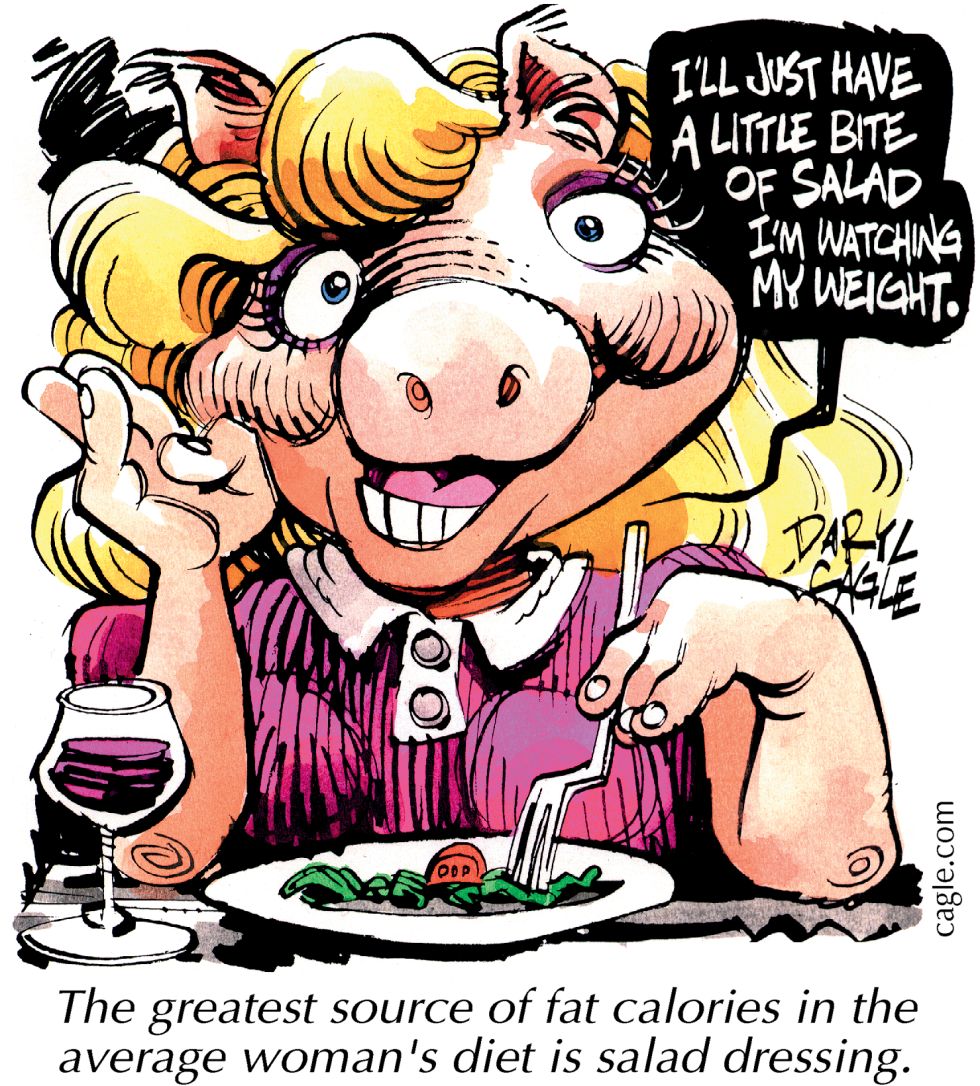  TRUE - PIG SALAD by Daryl Cagle